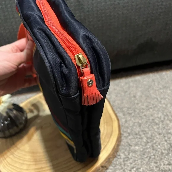 Tory Burch Multicolor Striped Toiletry Bag - Picture 5 of 10